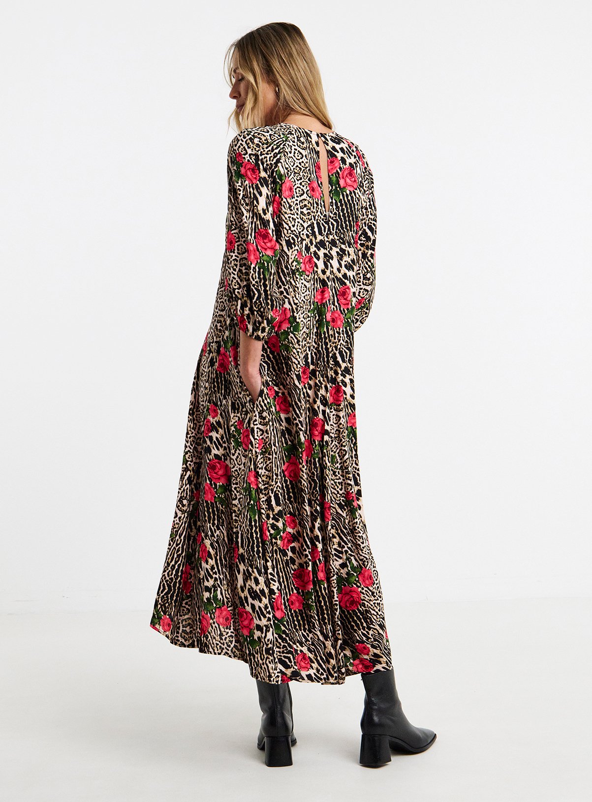 JD WILLIAMS Care Free Maxi Dress 10 - Image 3 thumbnail